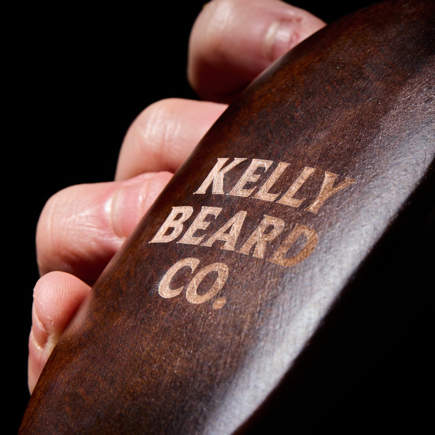 Kelly Beard Co. Iron Beard Brush — Boar Bristle