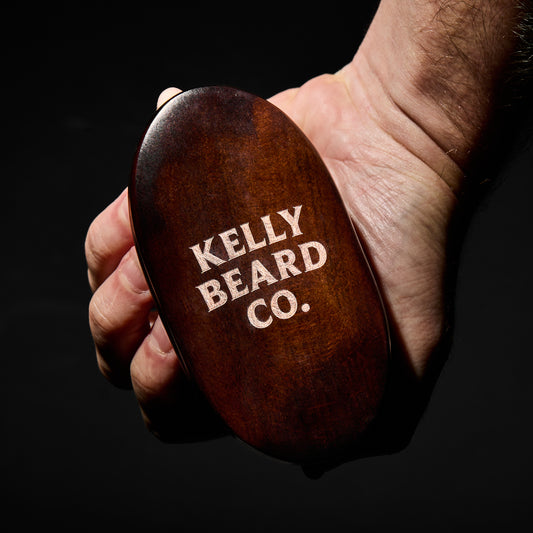 Kelly Beard Co. Iron Beard Brush — Boar Bristle