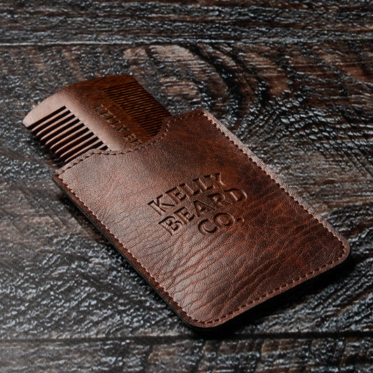 Kelly Beard Co. Iron Pocket Comb & Case