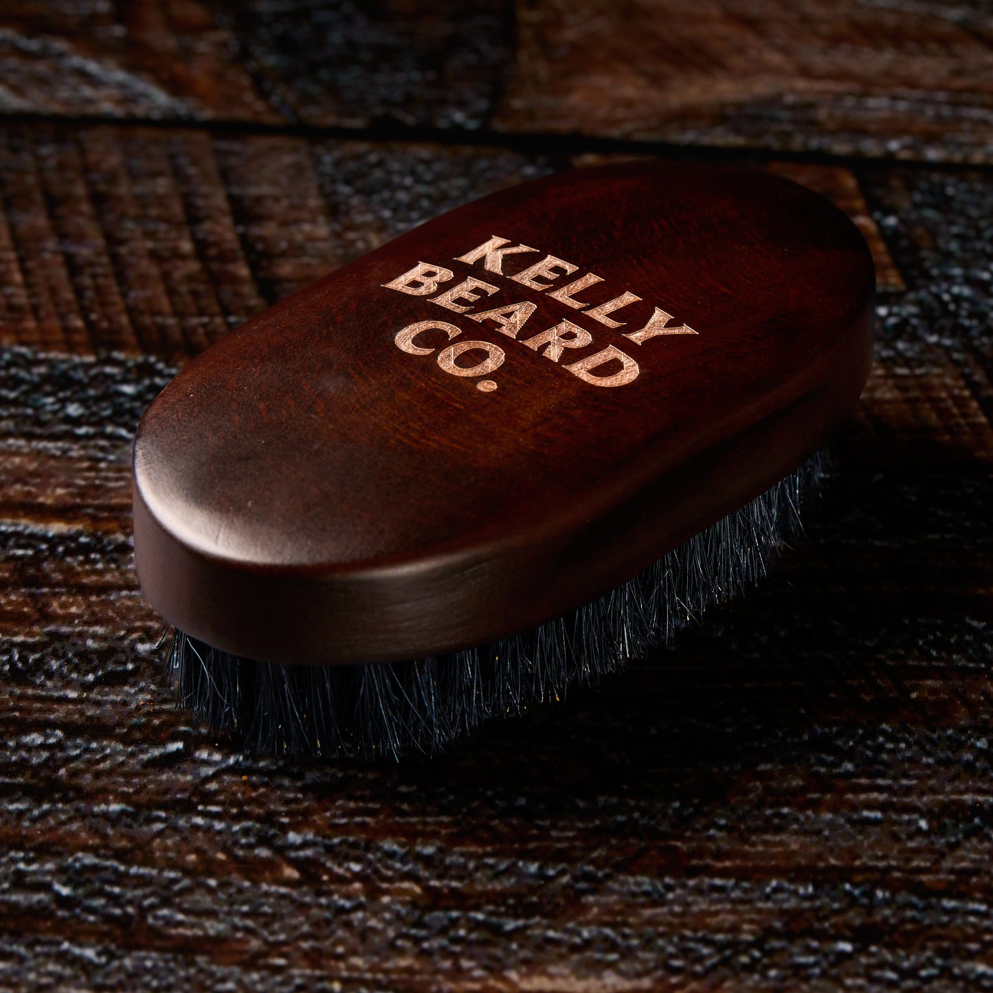 Kelly Beard Co. Iron Beard Brush — Boar Bristle