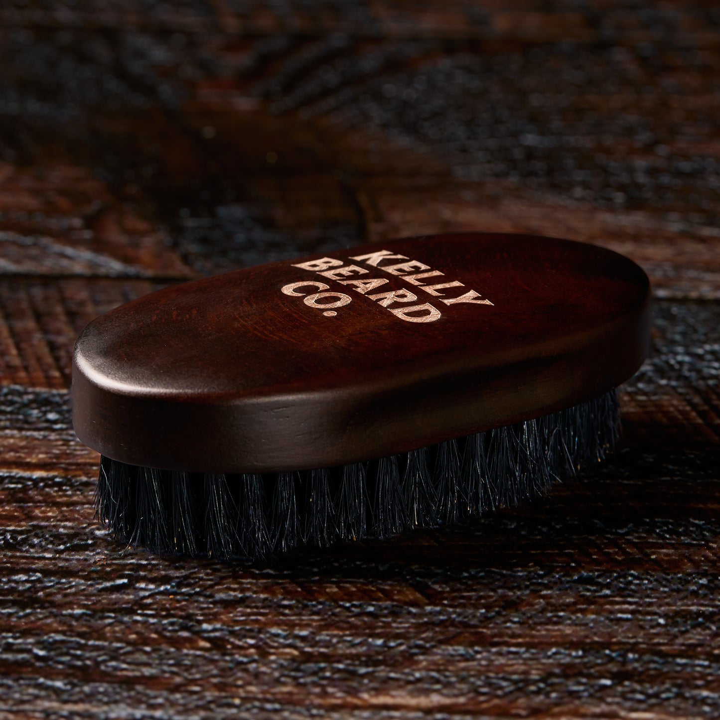 Kelly Beard Co. Iron Beard Brush — Boar Bristle